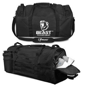 Gym Duffle Bag- Workout, Boxing, MMA, Sports Bag with Shoes Compartment